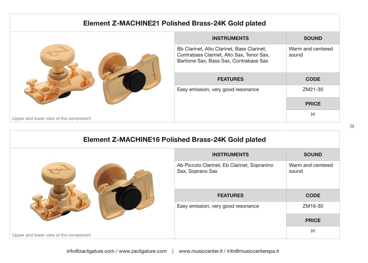 Zac Ligature Legature Per Strumenti A Fiato